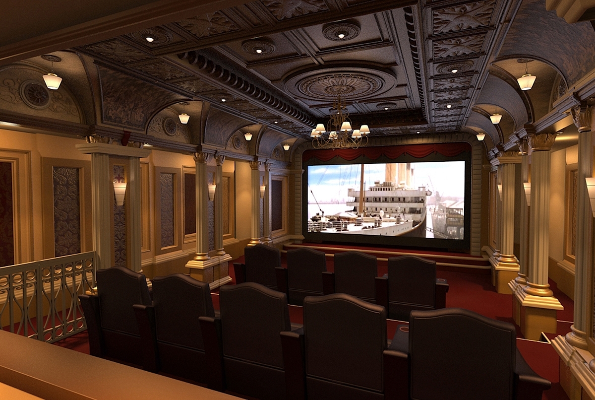 innovative themed home theater designs