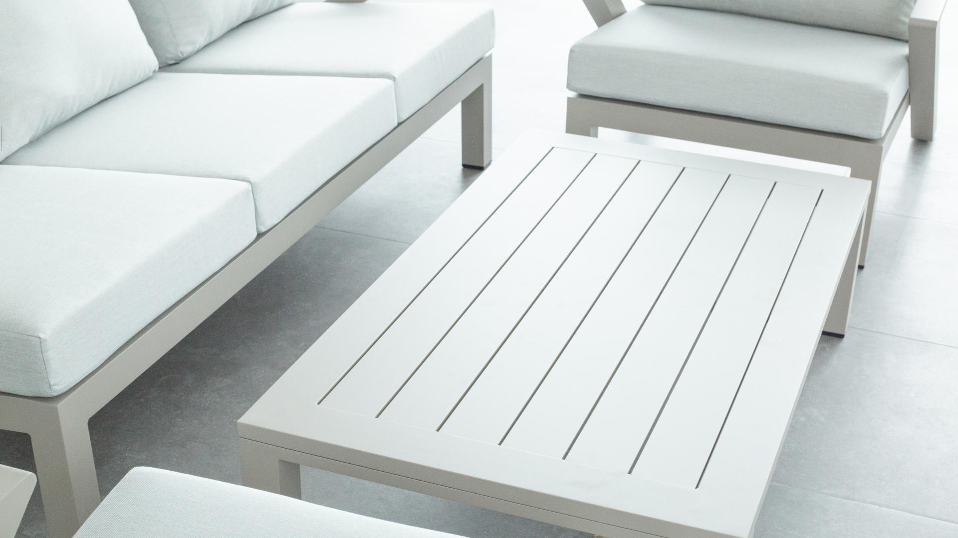 Wentworth Taupe Outdoor Lounge Set 3+1+1 With Coffee Table 6 Thumbnail