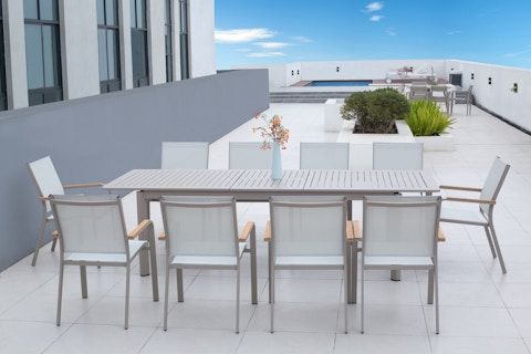Wentworth 11-piece Outdoor Extendable Dining Set With Wentworth Chairs 7 Thumbnail