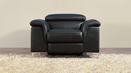 Oxford Leather Recliner Armchair