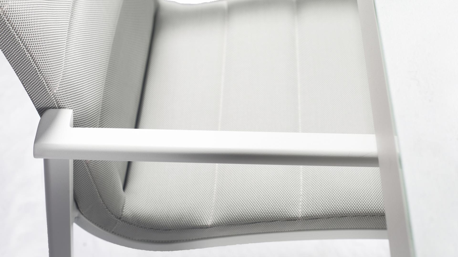 Santa Monica White Outdoor Dining Chair - Set Of Two 4 Thumbnail