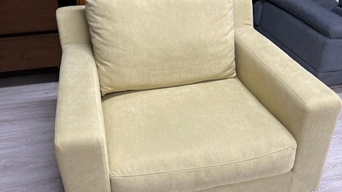 APOLLO Fabric Armchair (Fabric-manisa Acacia ,leg-corner Leg  Black ,fill- Feather ,firmness- Soft) 2