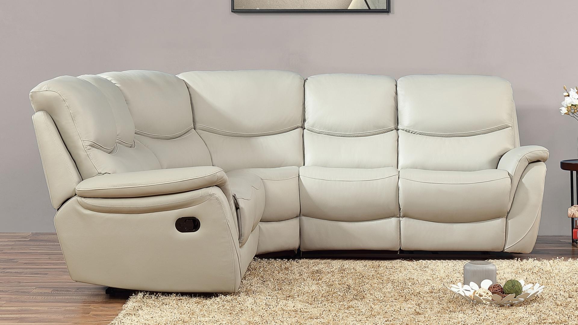Richmond Leather Recliner Corner Lounge Option A Lounge Life