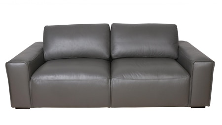 Milo Leather Three Seater Sofa