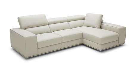 Lorenzo Leather Chaise Lounge Option A