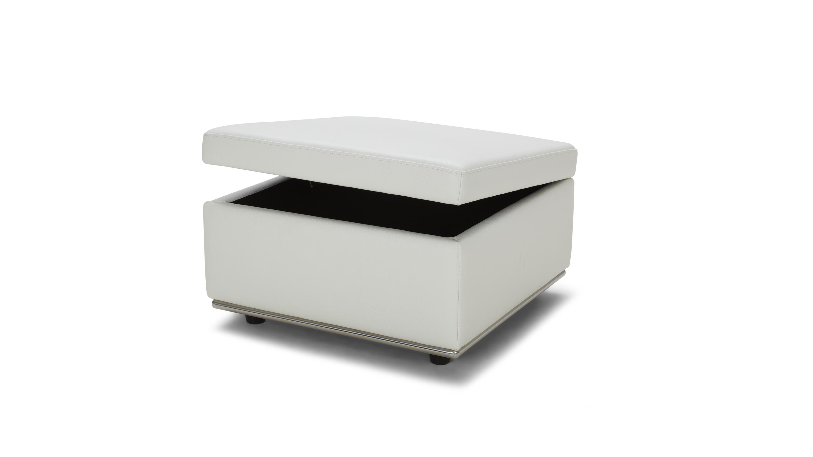 Lorenzo Leather Ottoman With Storage 5 Thumbnail