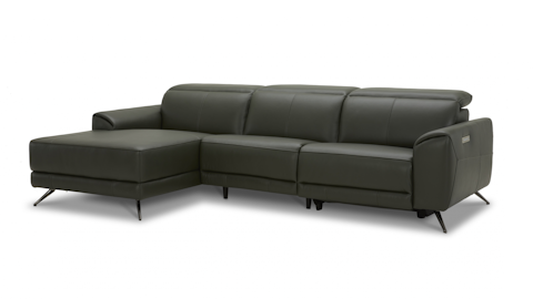 Dover Leather Recliner Chaise Lounge Option A 3 Thumbnail