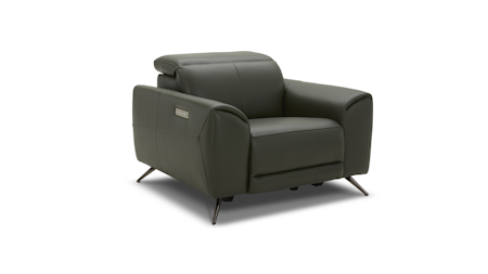 Dover Leather Recliner Armchair