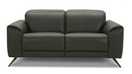 Dover Leather Recliner Two Seater Sofa