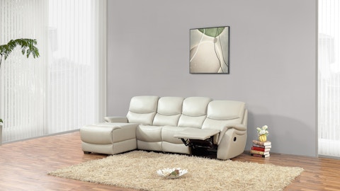 Richmond Leather Recliner Chaise Lounge Option B 5 Thumbnail