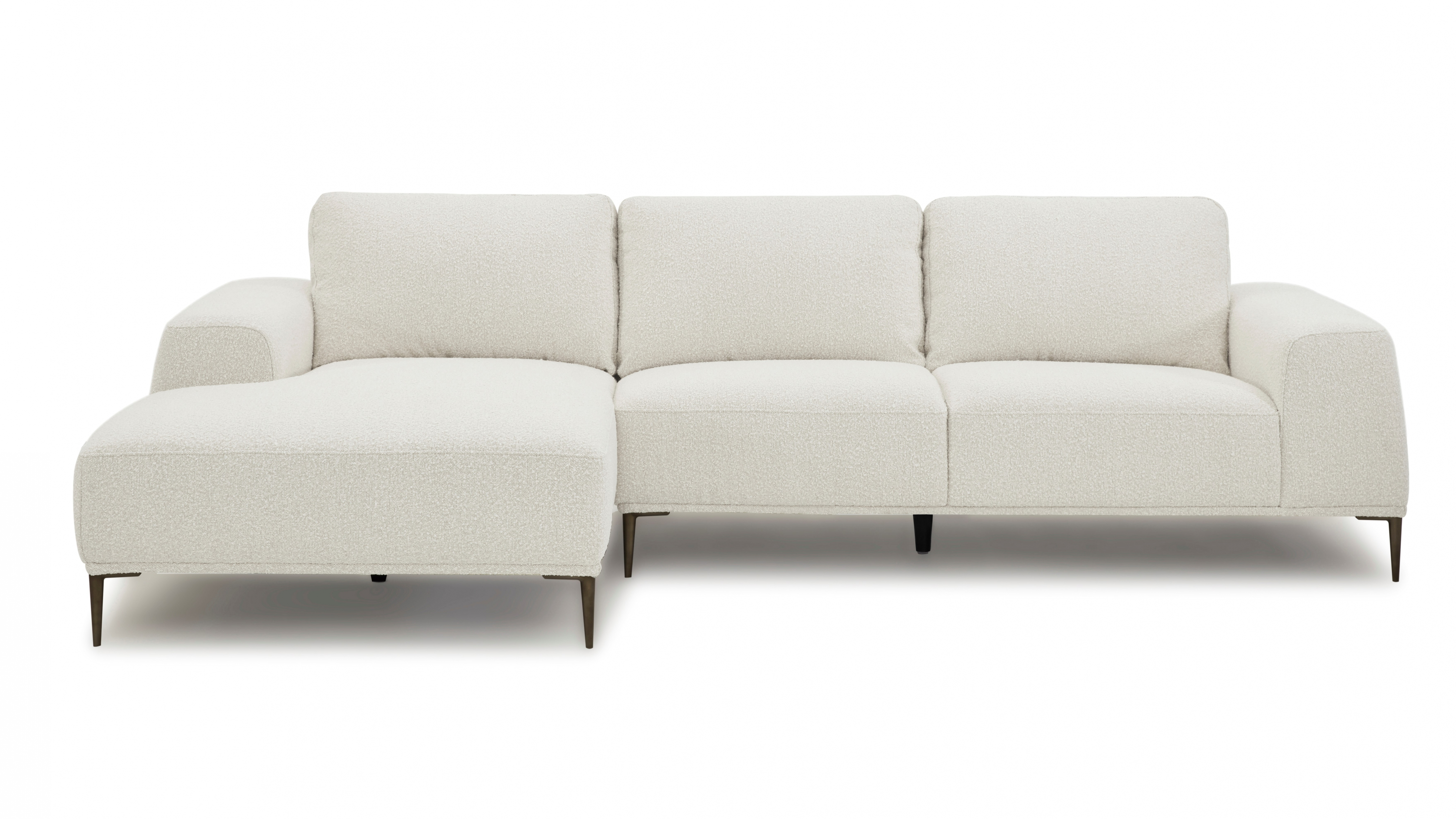 Gemma Boucle Fabric Chaise Lounge 7 Thumbnail