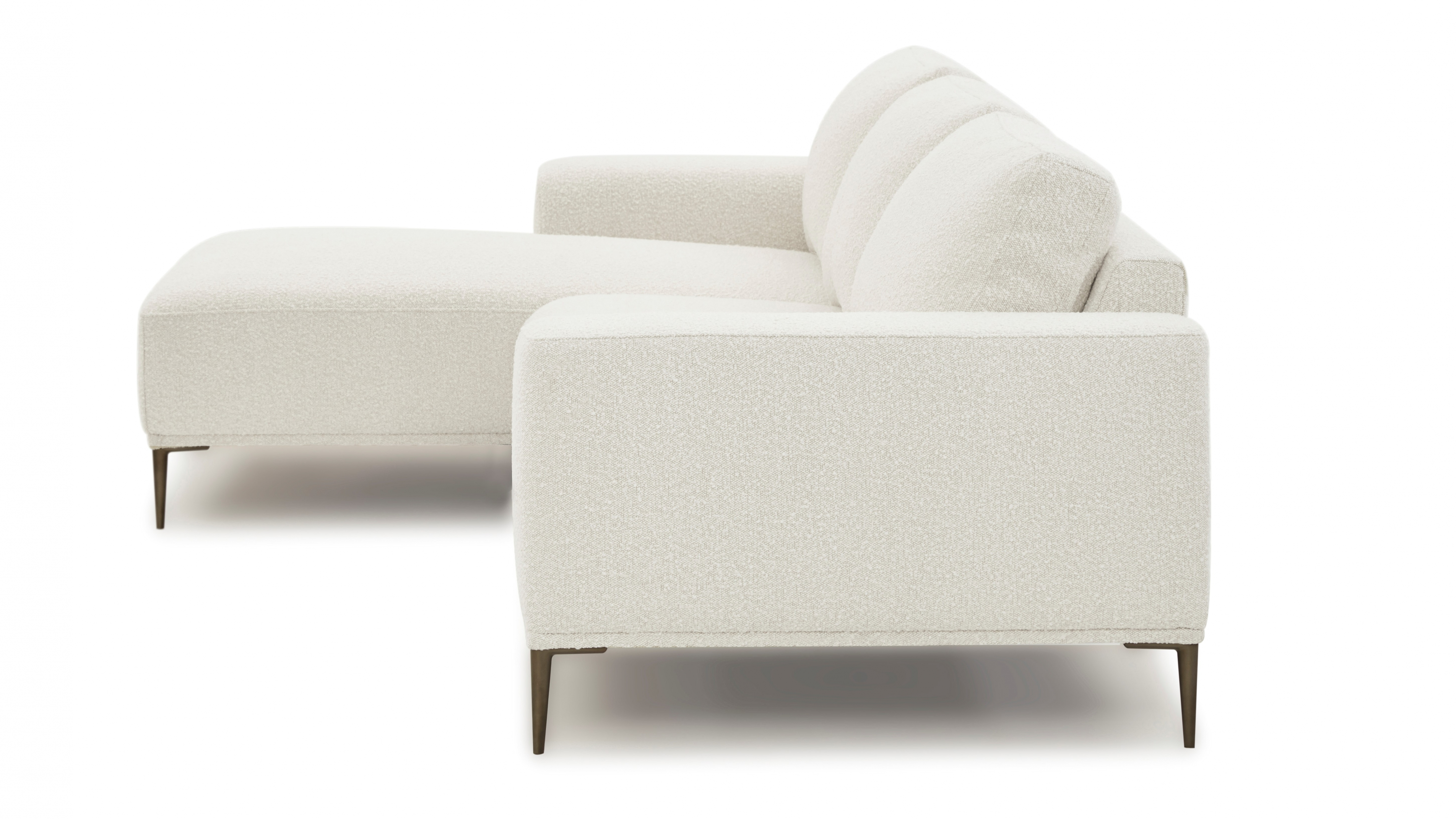 Gemma Boucle Fabric Chaise Lounge 7 Thumbnail
