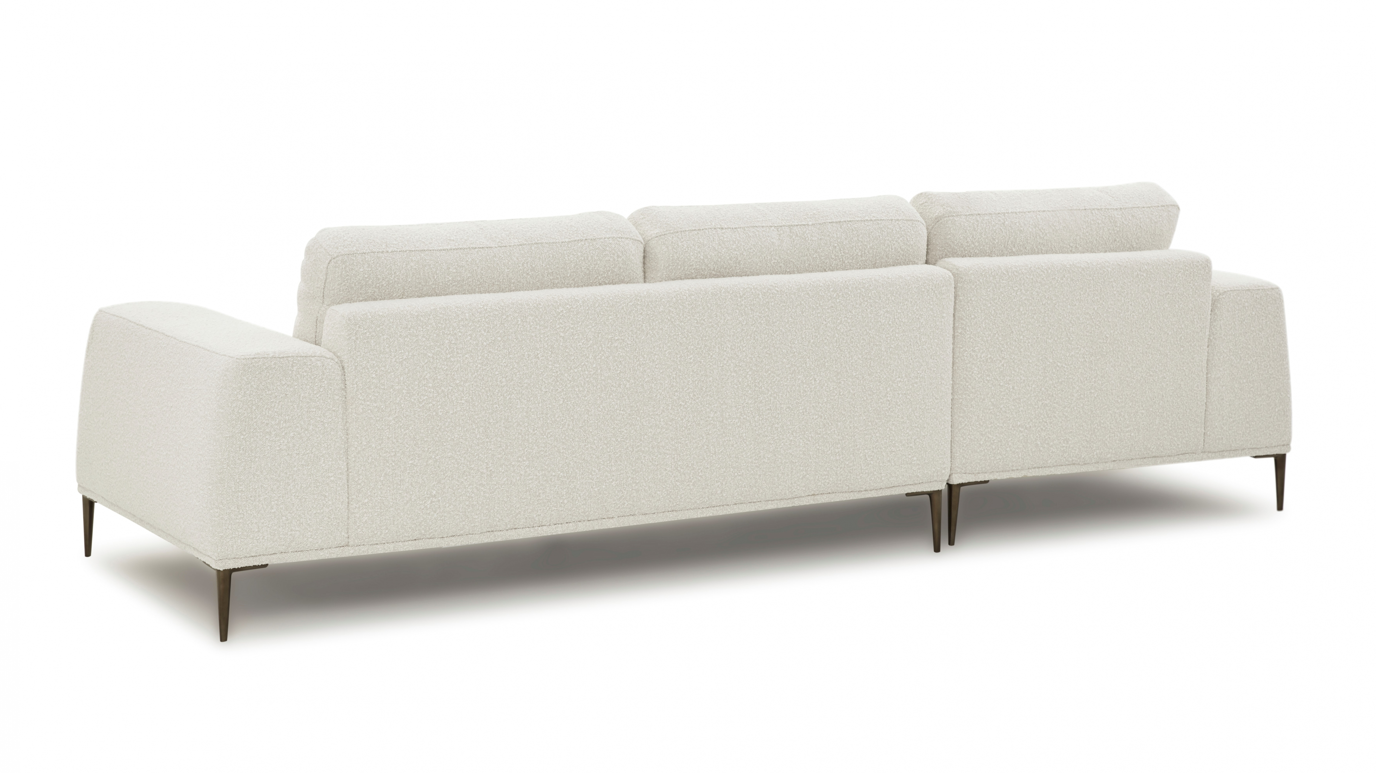 Gemma Boucle Fabric Chaise Lounge 7 Thumbnail