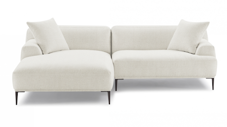 Andrea Boucle Fabric Chaise Lounge