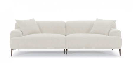 Andrea Boucle Fabric 3.5 Seat Sofa