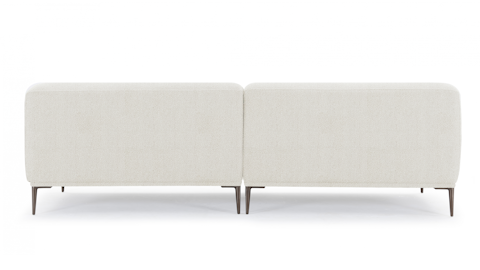 Andrea Boucle Fabric 3.5 Seat Sofa 4