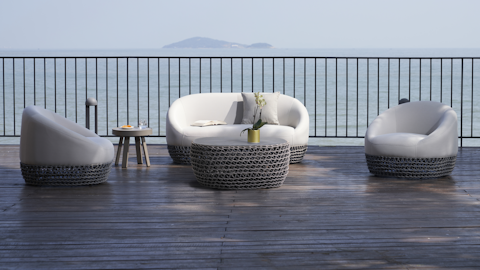 Bundeena Outdoor Rope Sofa Suite 2 + 1 + 1 With Coffee Table 1 Thumbnail