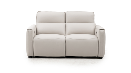 Maverick Leather Recliner Two Seat Sofa