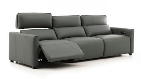 Maverick Leather Recliner Three Seater Sofa 5 Thumbnail