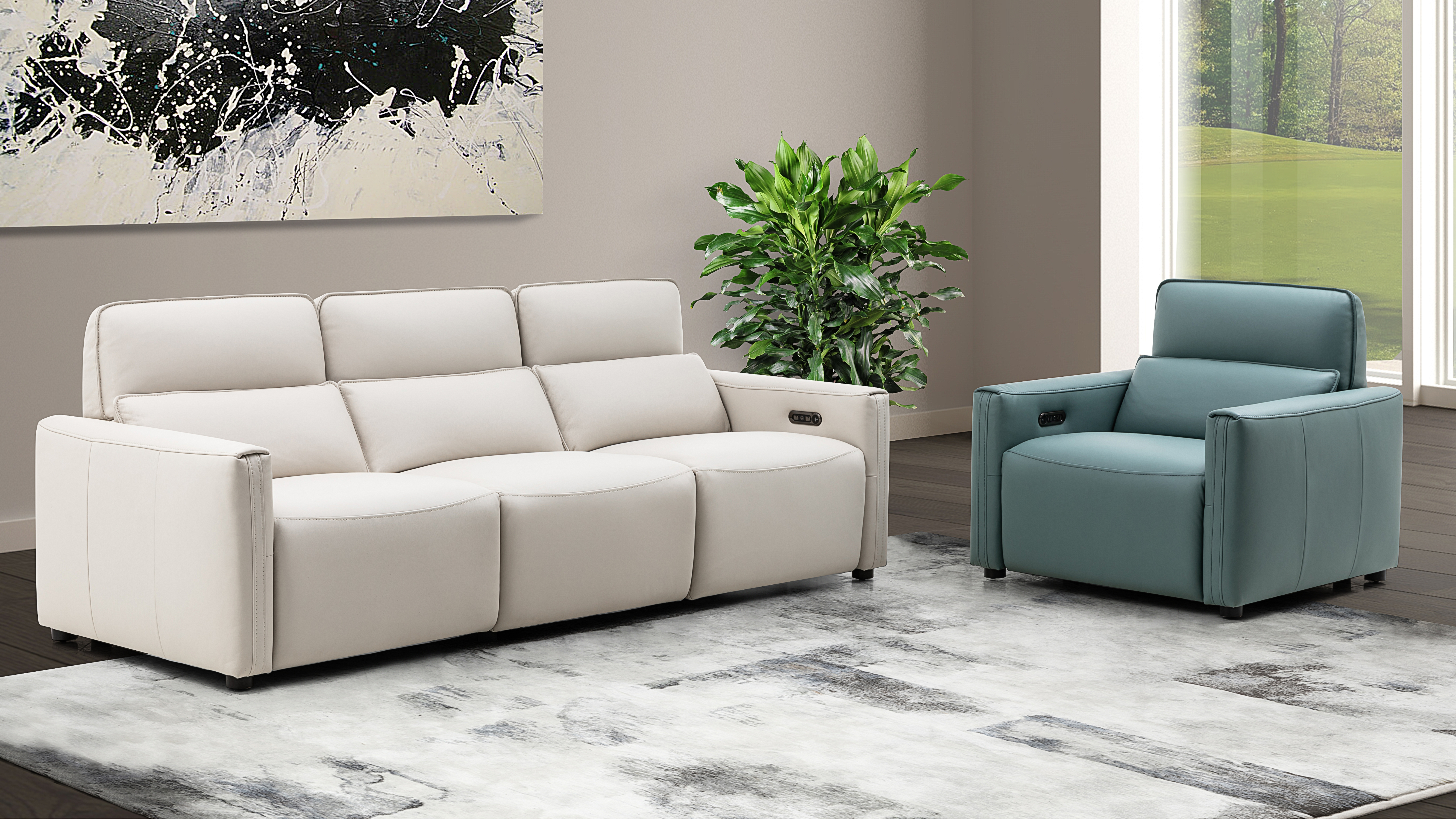 Maverick Leather Recliner Armchair 5 Thumbnail