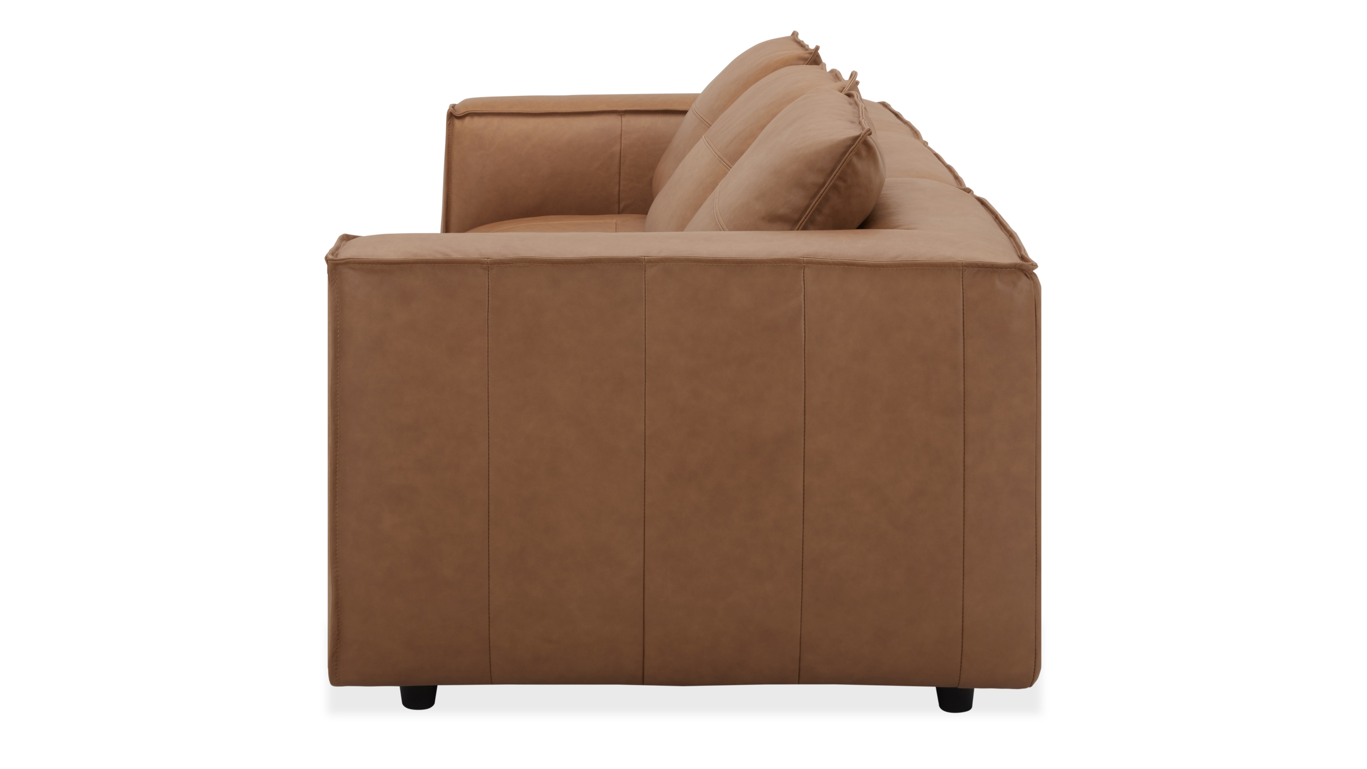 Enzo Leather Three Seat Sofa 6 Thumbnail