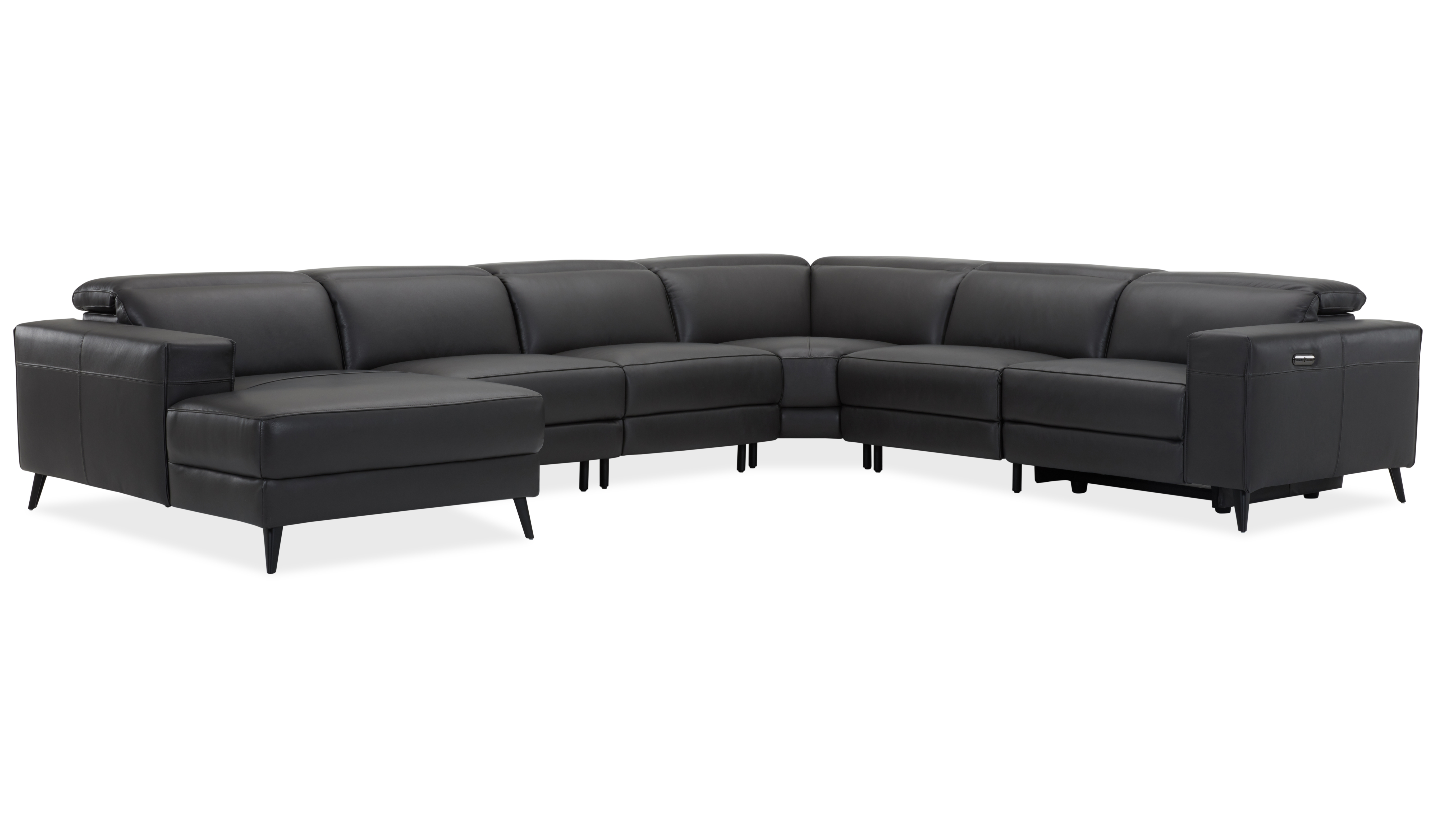 Stirling Leather Recliner Modular Lounge Option A 7 Thumbnail