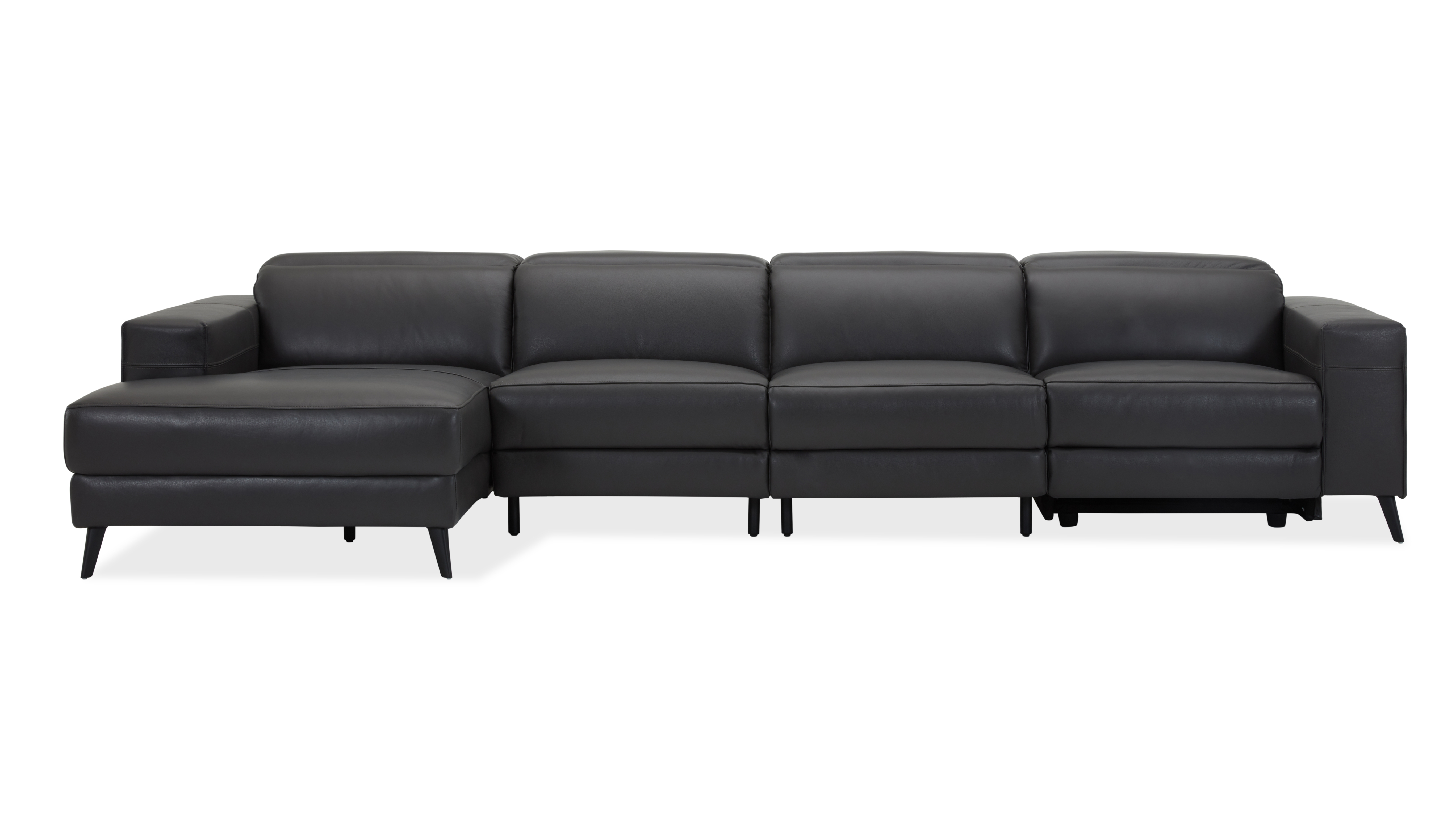 Stirling Leather Recliner Chaise Lounge Option B 10 Thumbnail