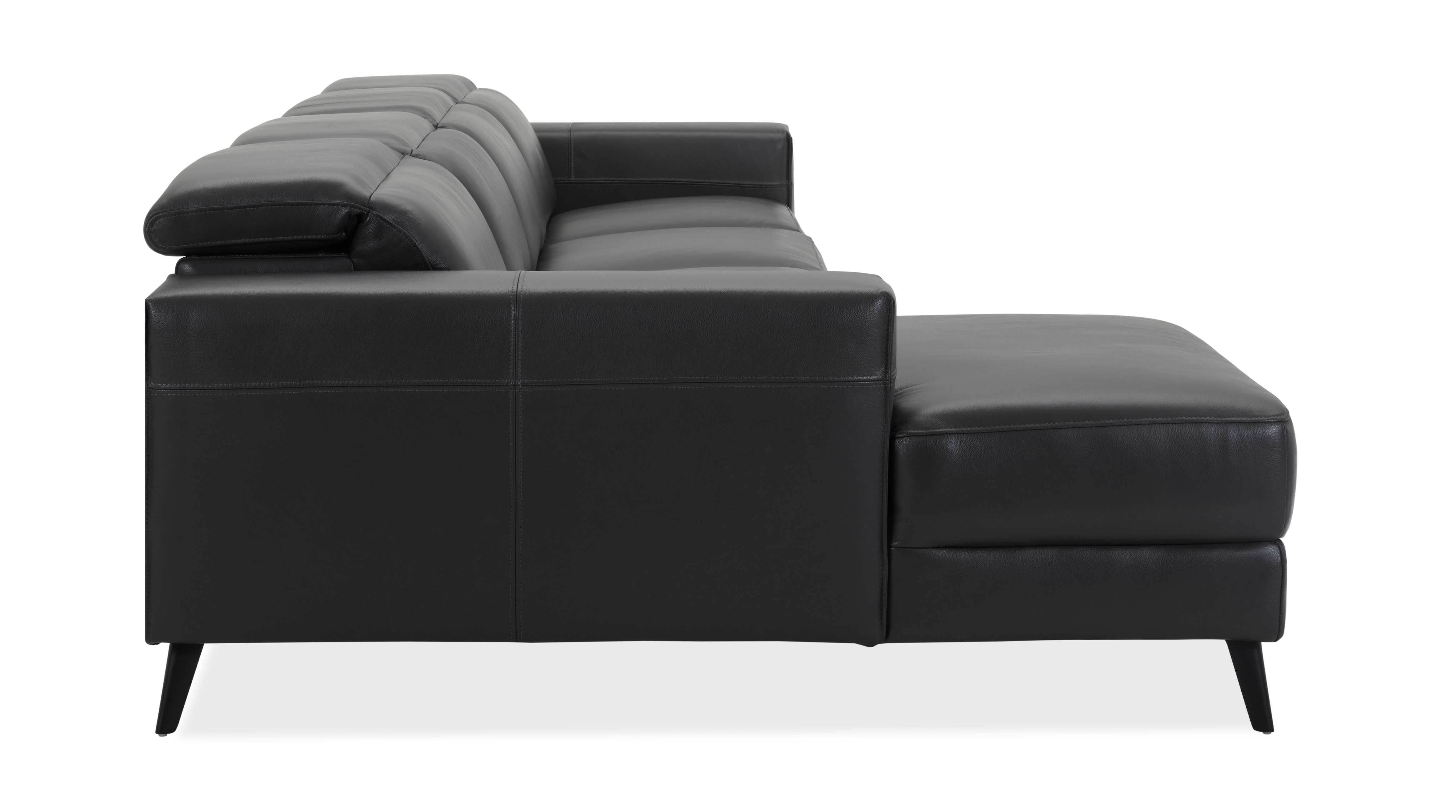 Stirling Leather Recliner Chaise Lounge Option B 10 Thumbnail