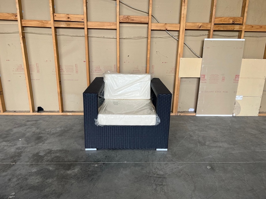 MODA CLASSIC Open Armchair Module (Wicker-modern Black - SKU742881) 1