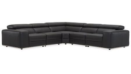 Lorenzo Leather Corner Lounge Option A