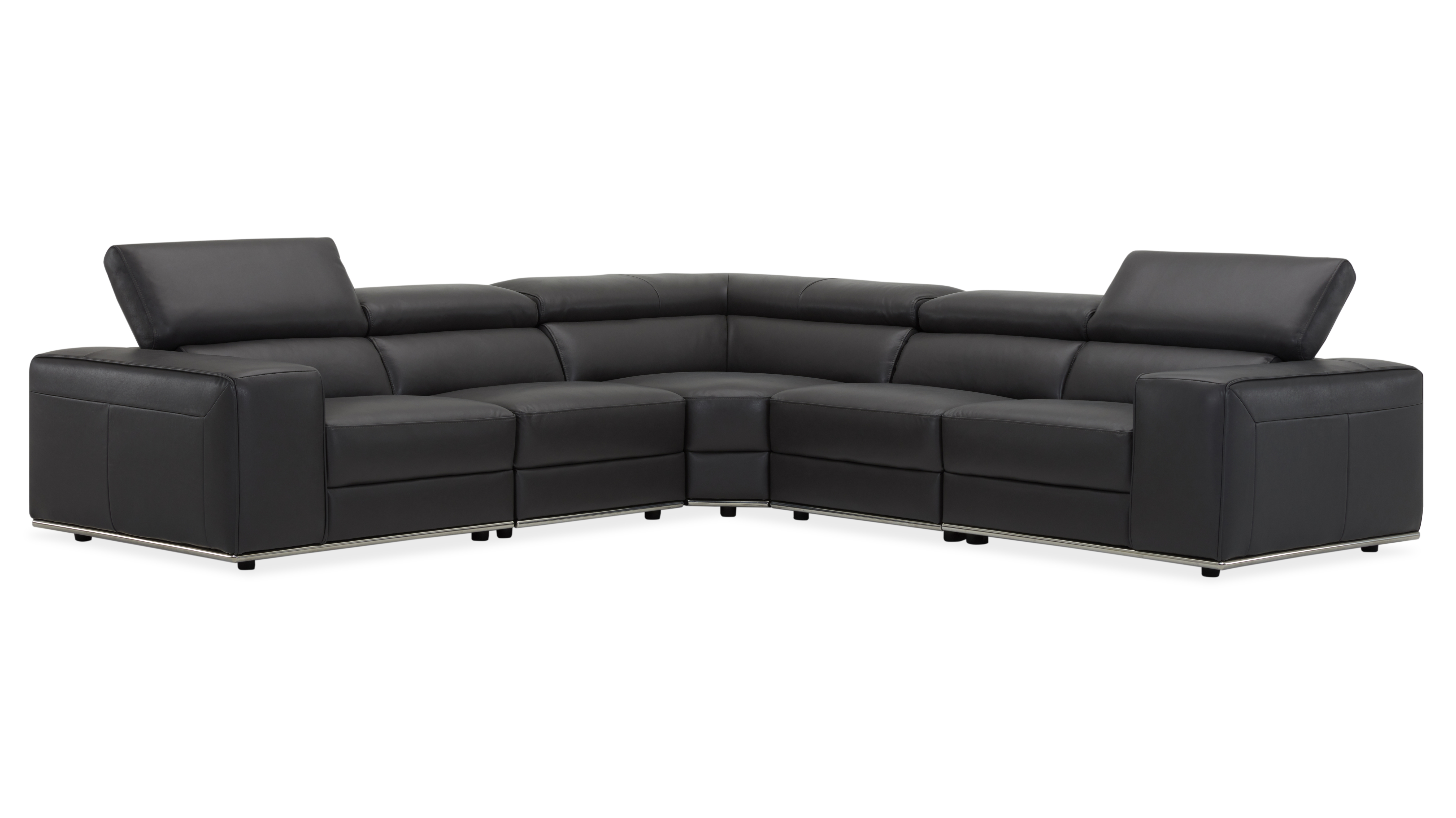 Lorenzo Leather Corner Lounge Option A 7 Thumbnail