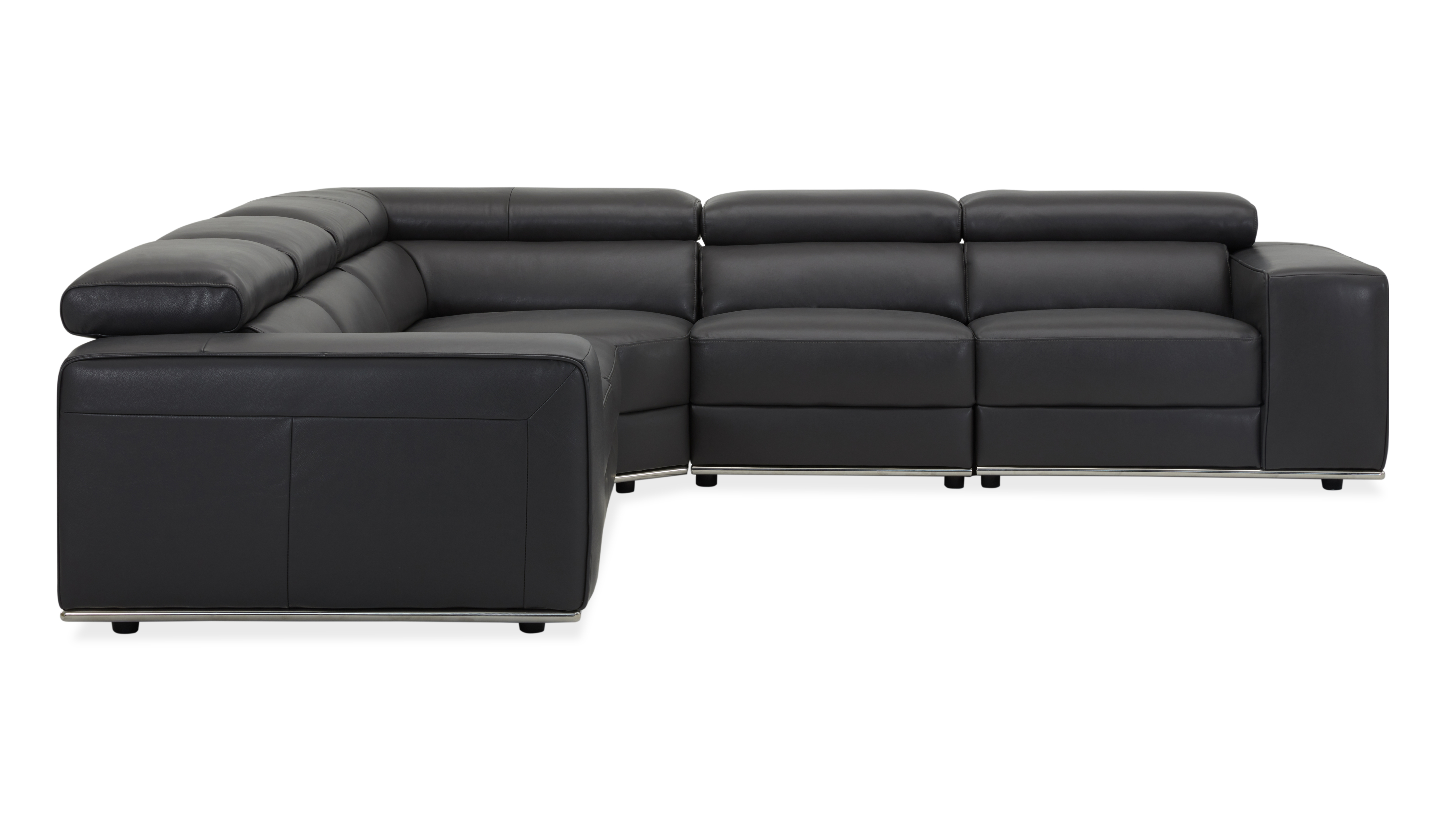 Lorenzo Leather Corner Lounge Option A 7 Thumbnail