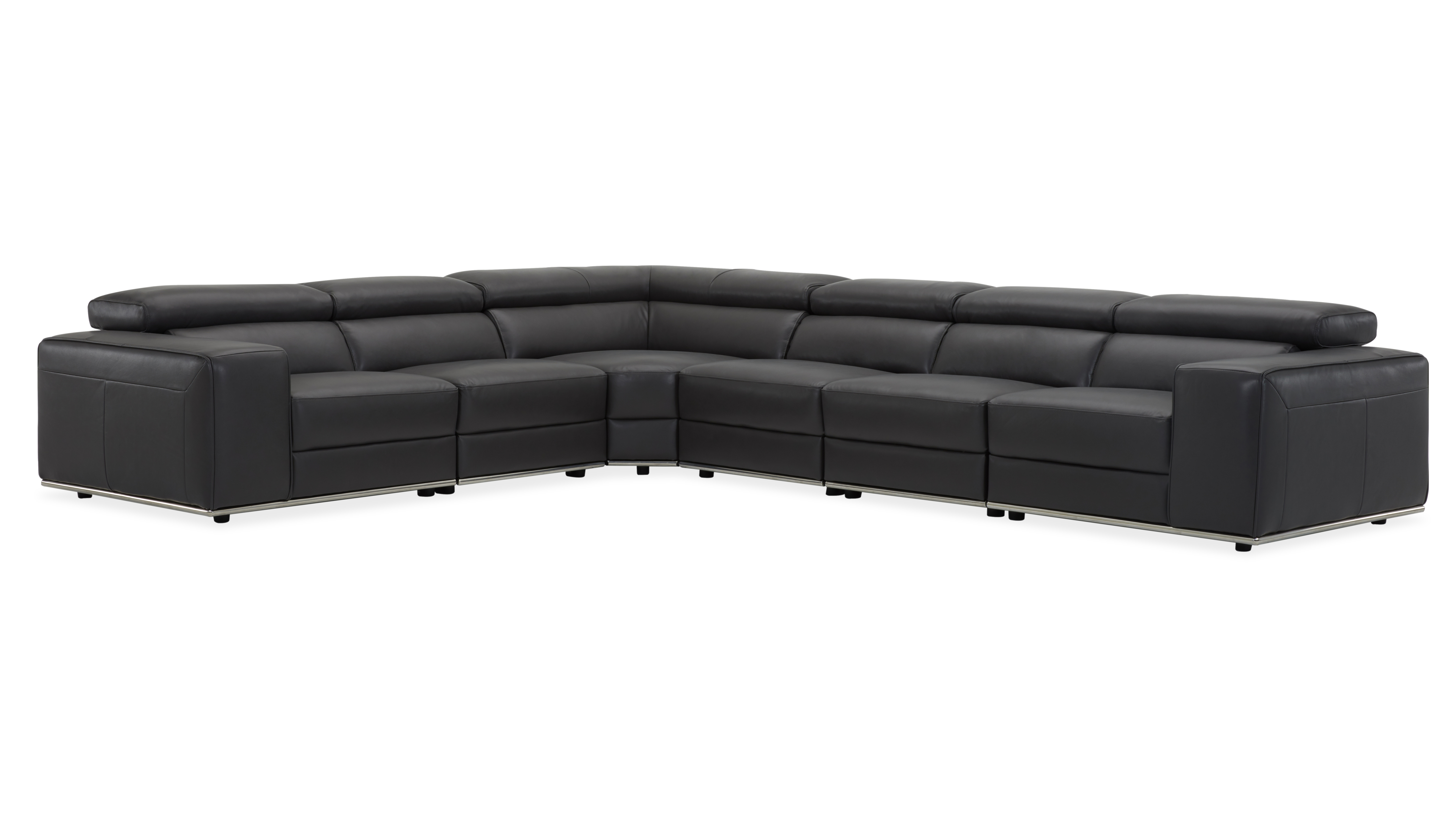 Lorenzo Leather Corner Lounge Option C 7 Thumbnail