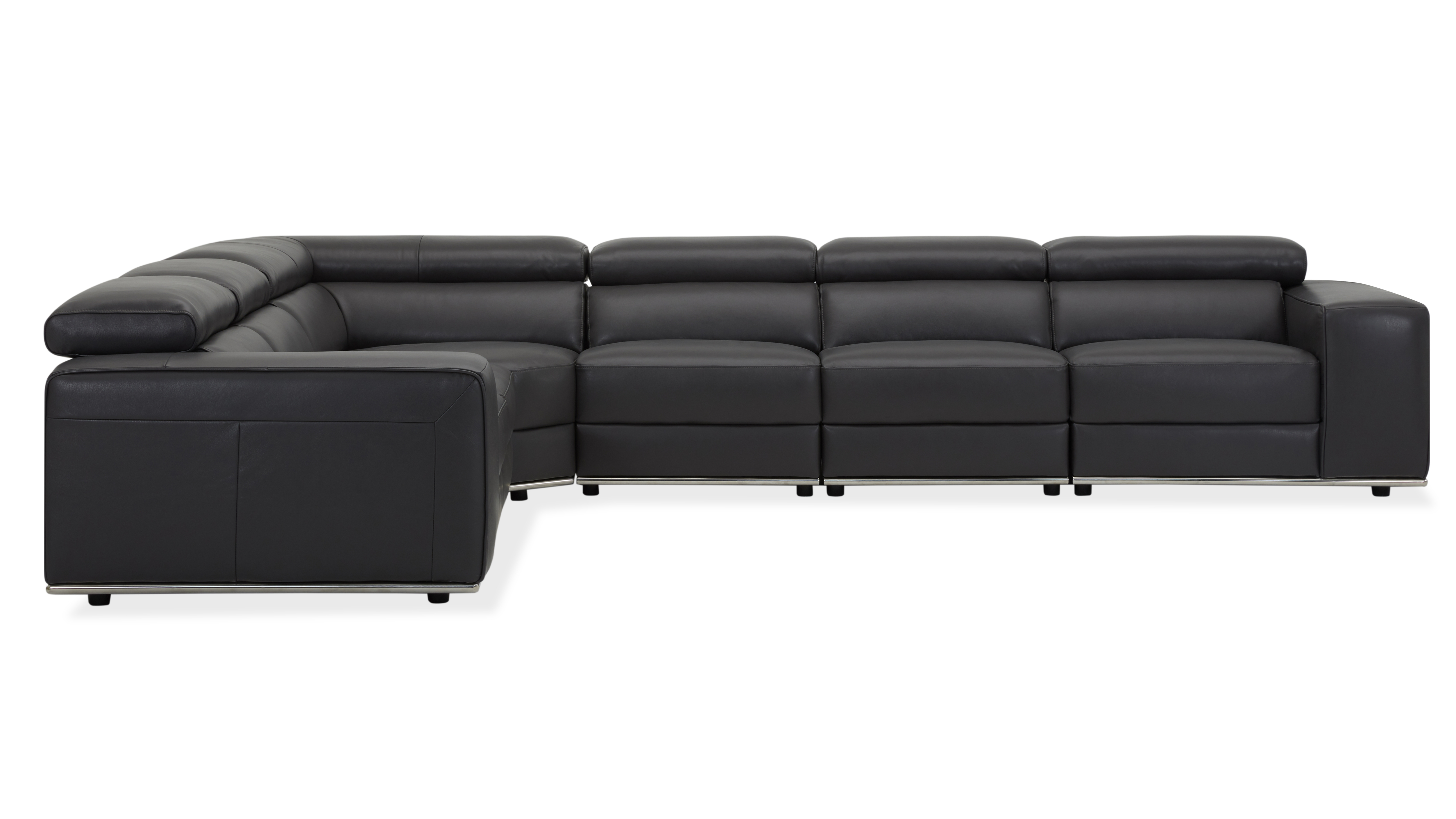 Lorenzo Leather Corner Lounge Option C 7 Thumbnail