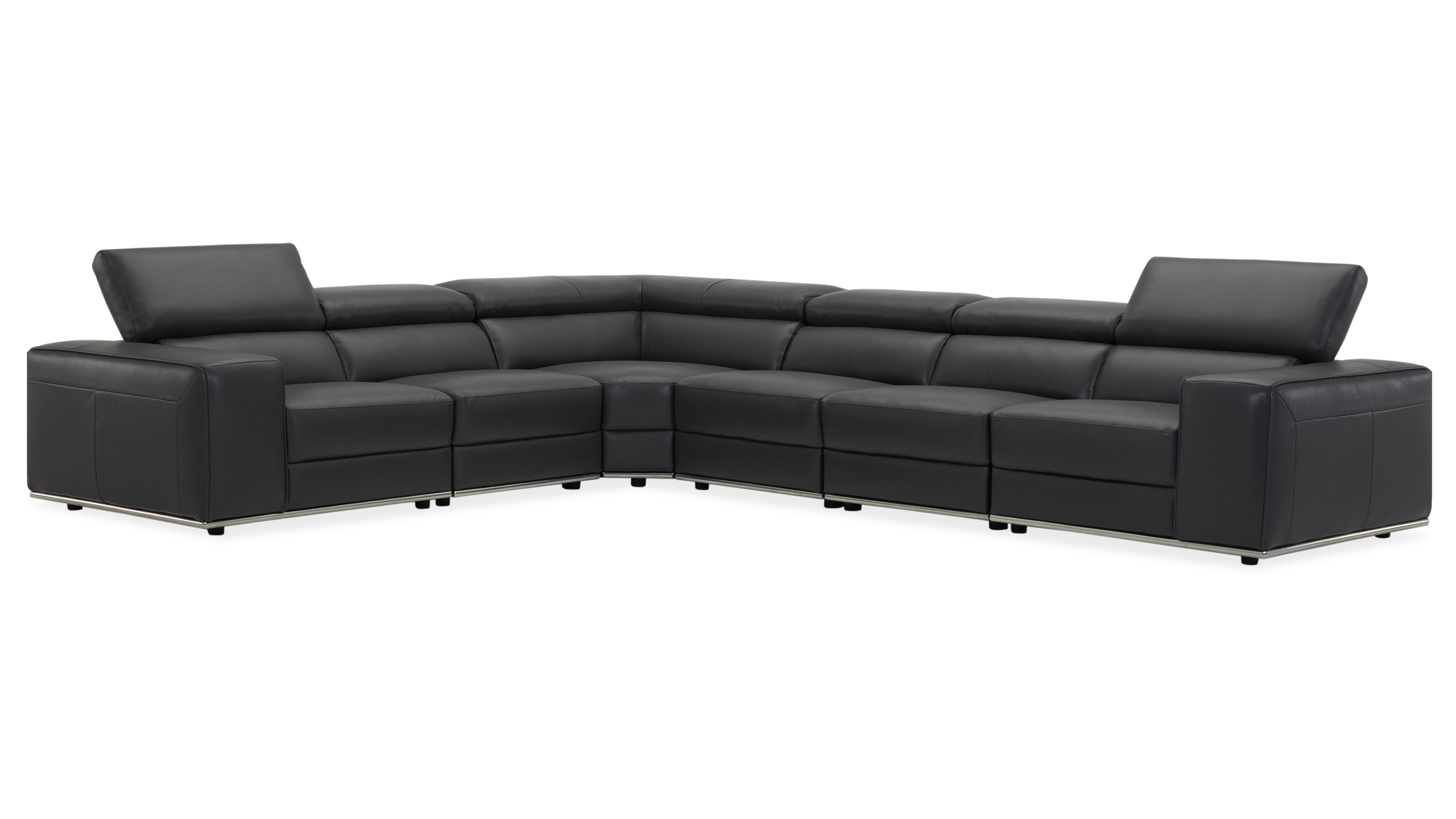 Lorenzo Leather Corner Lounge Option C 7 Thumbnail