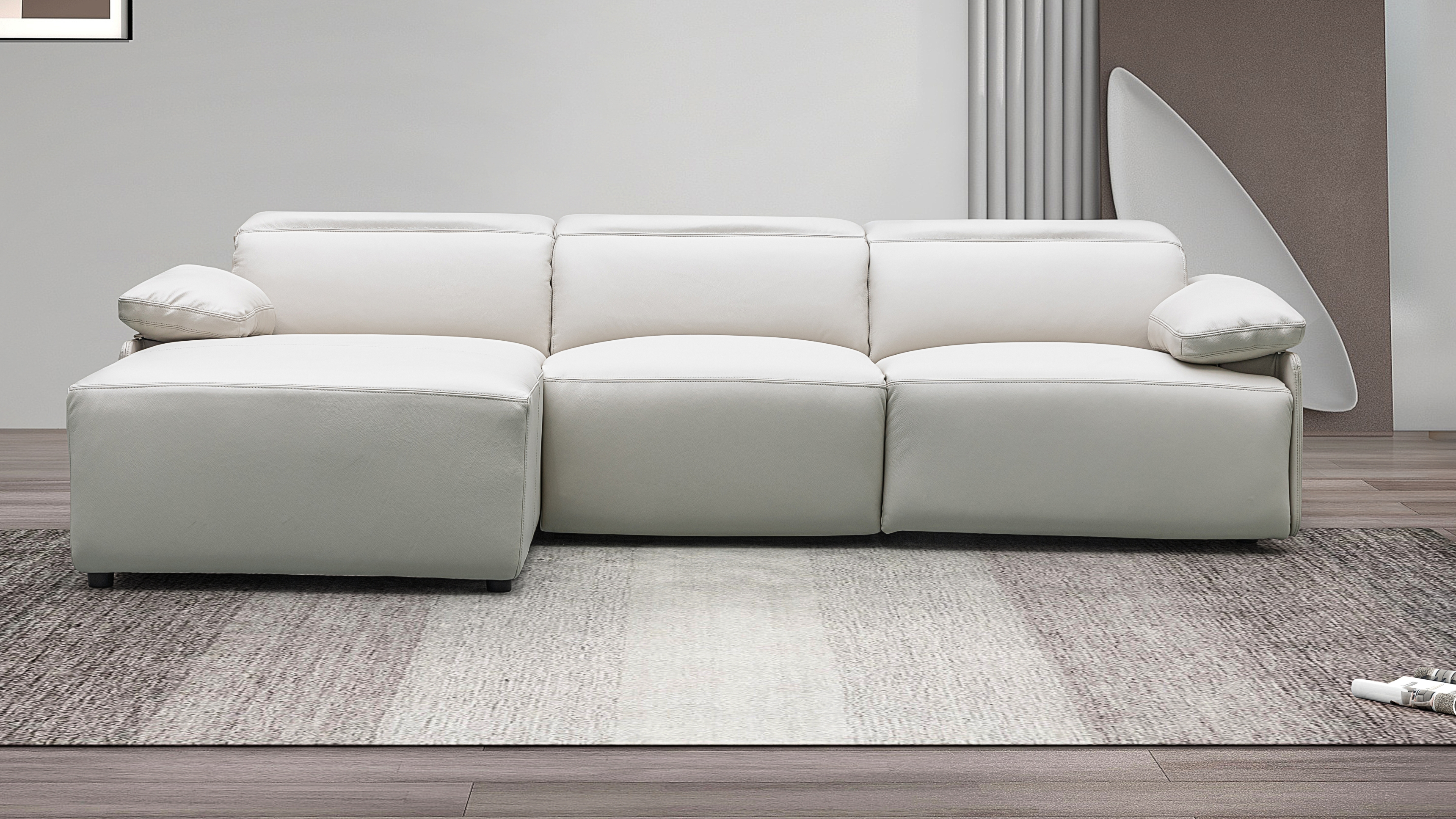 Crawford Leather Recliner Chaise Lounge Option A 4 Thumbnail