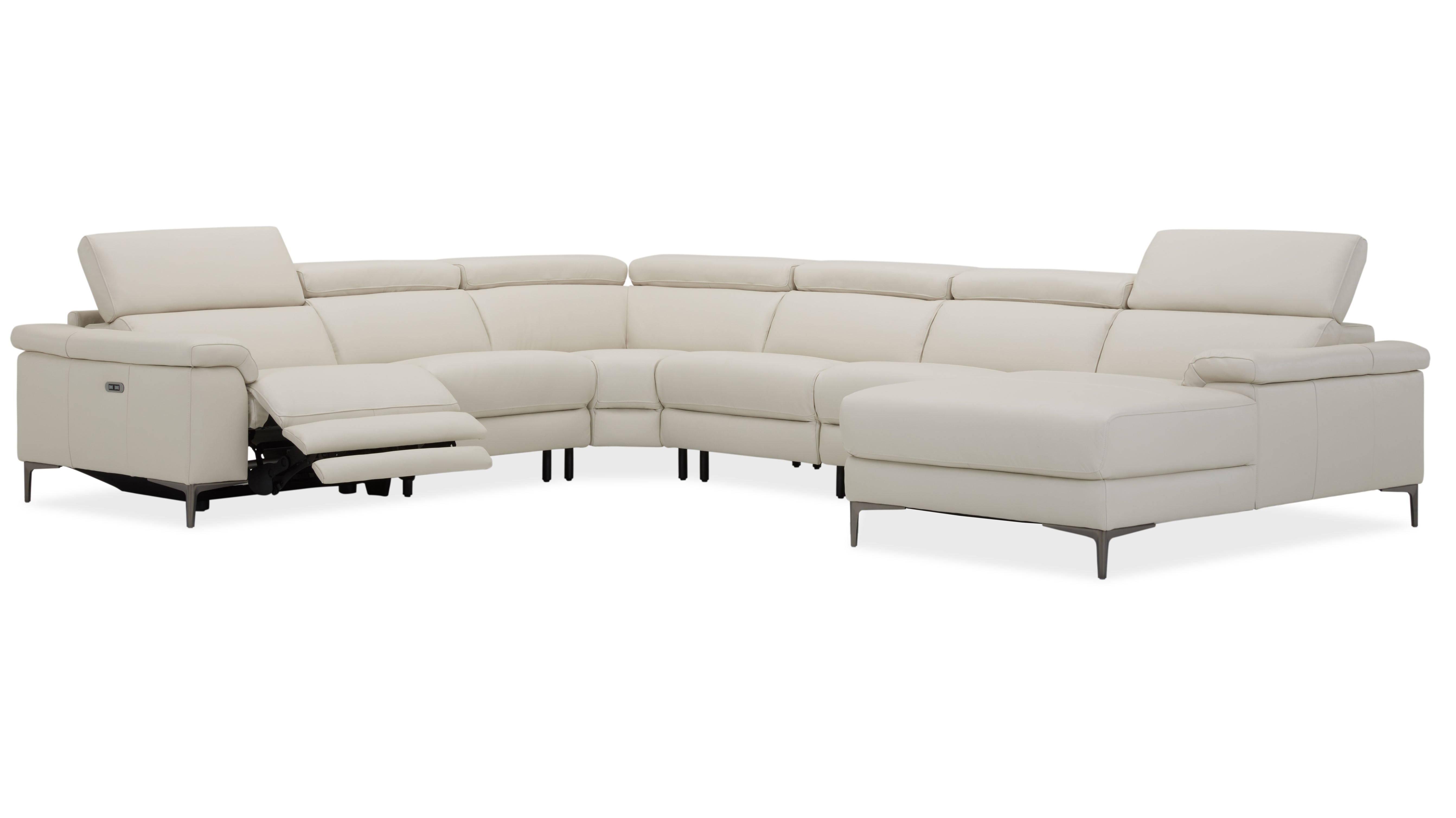 Carlisle Leather Recliner Modular Lounge Option A