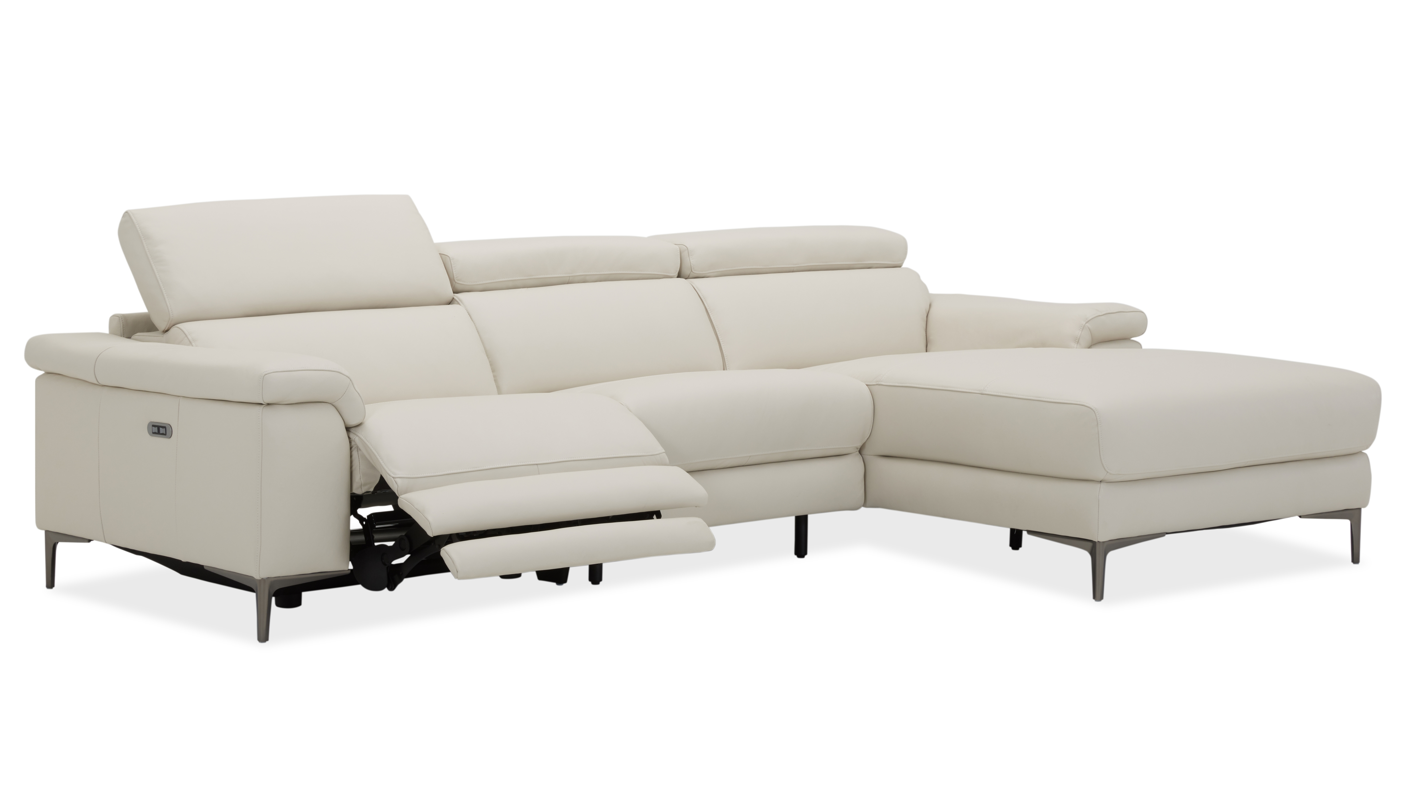 Carlisle Leather Recliner Chaise Lounge Option A 7 Thumbnail