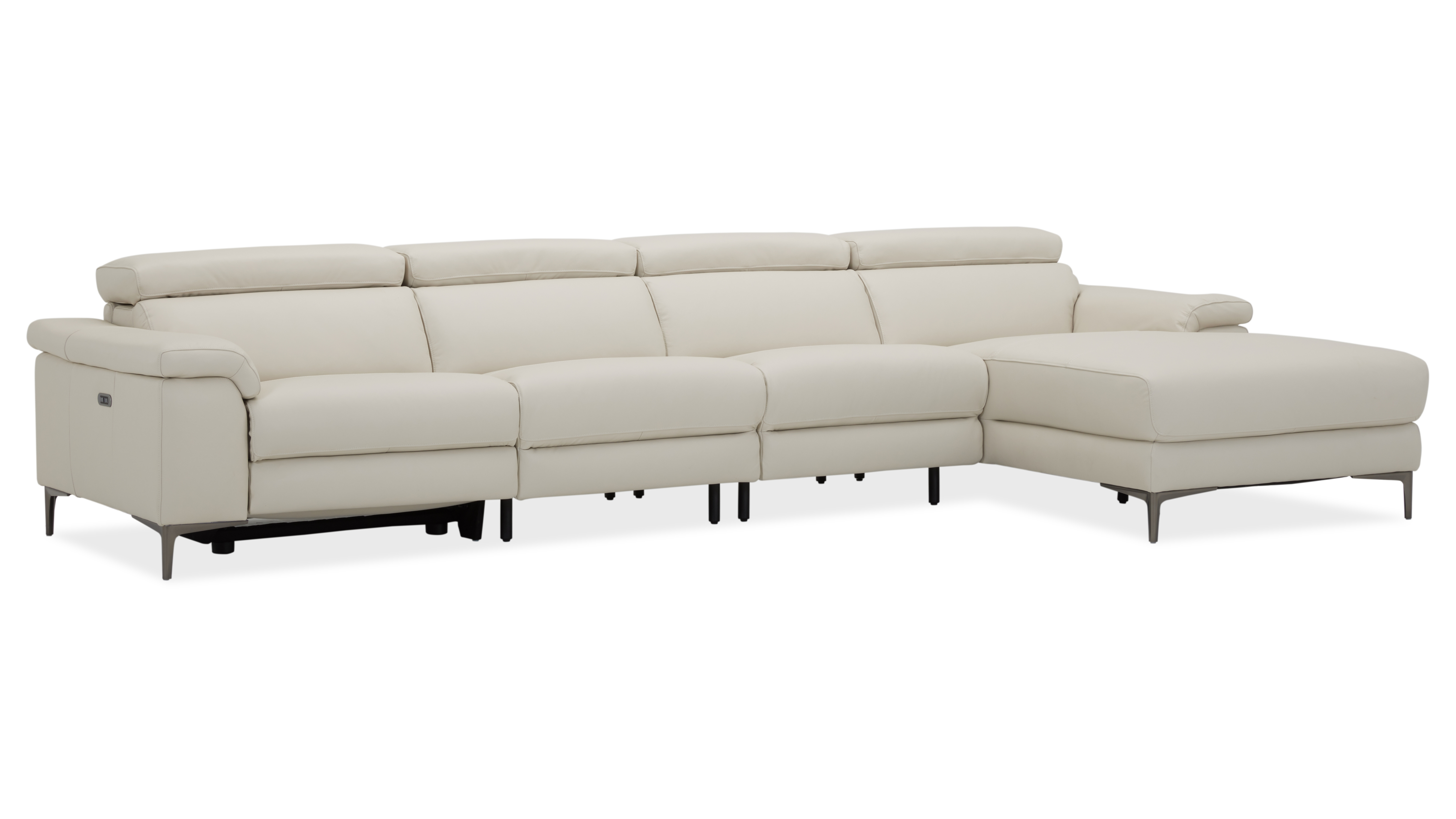 Carlisle Leather Recliner Chaise Lounge Option B 9 Thumbnail