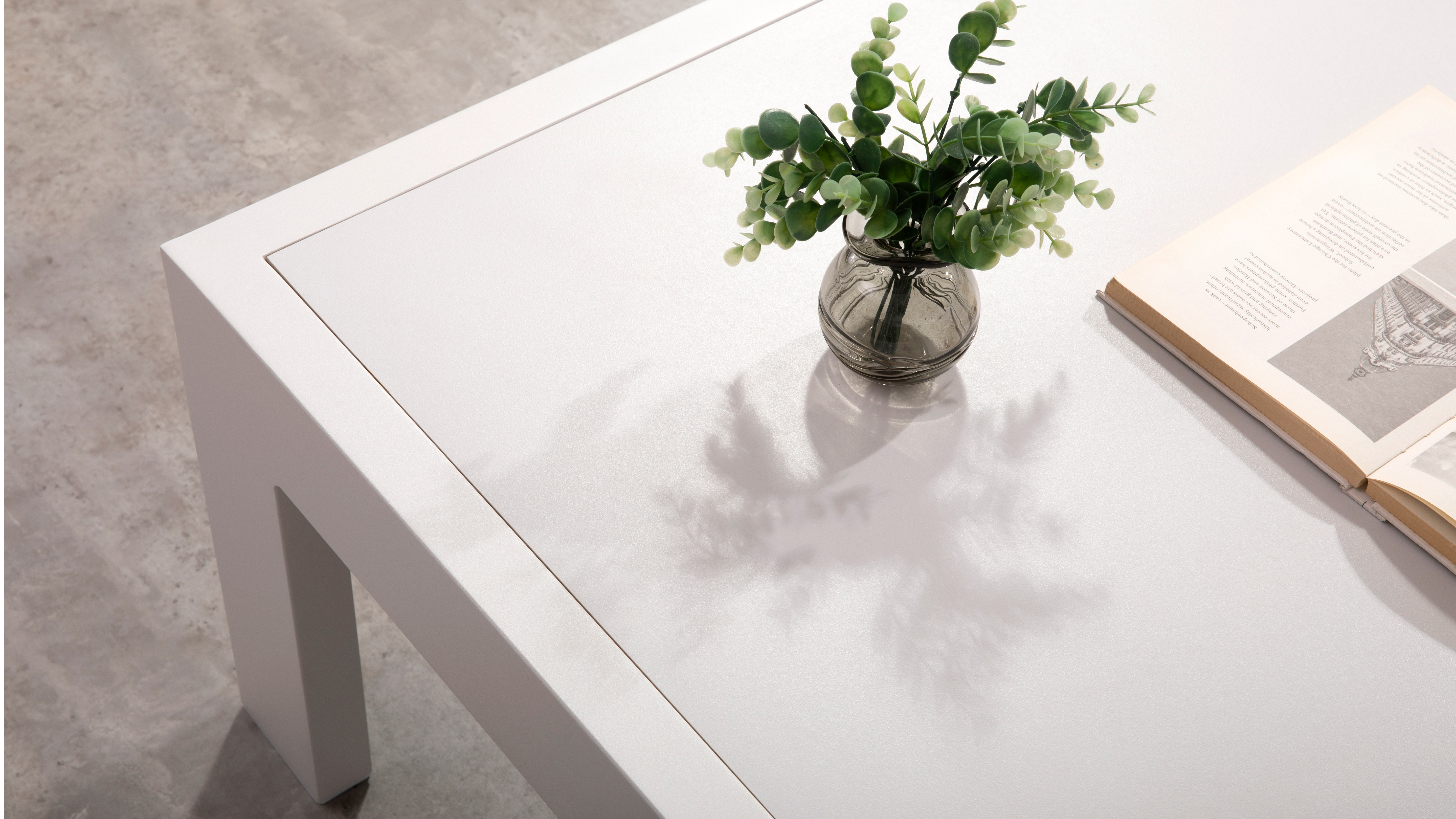 New Noosa White Outdoor Fabric Corner Lounge With Coffee Table 7 Thumbnail