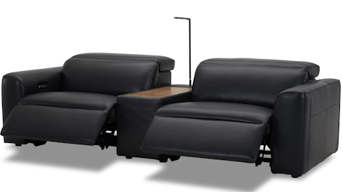 Broadway Leather 2 Seater Home Theatre Recliner Lounge 9 Thumbnail