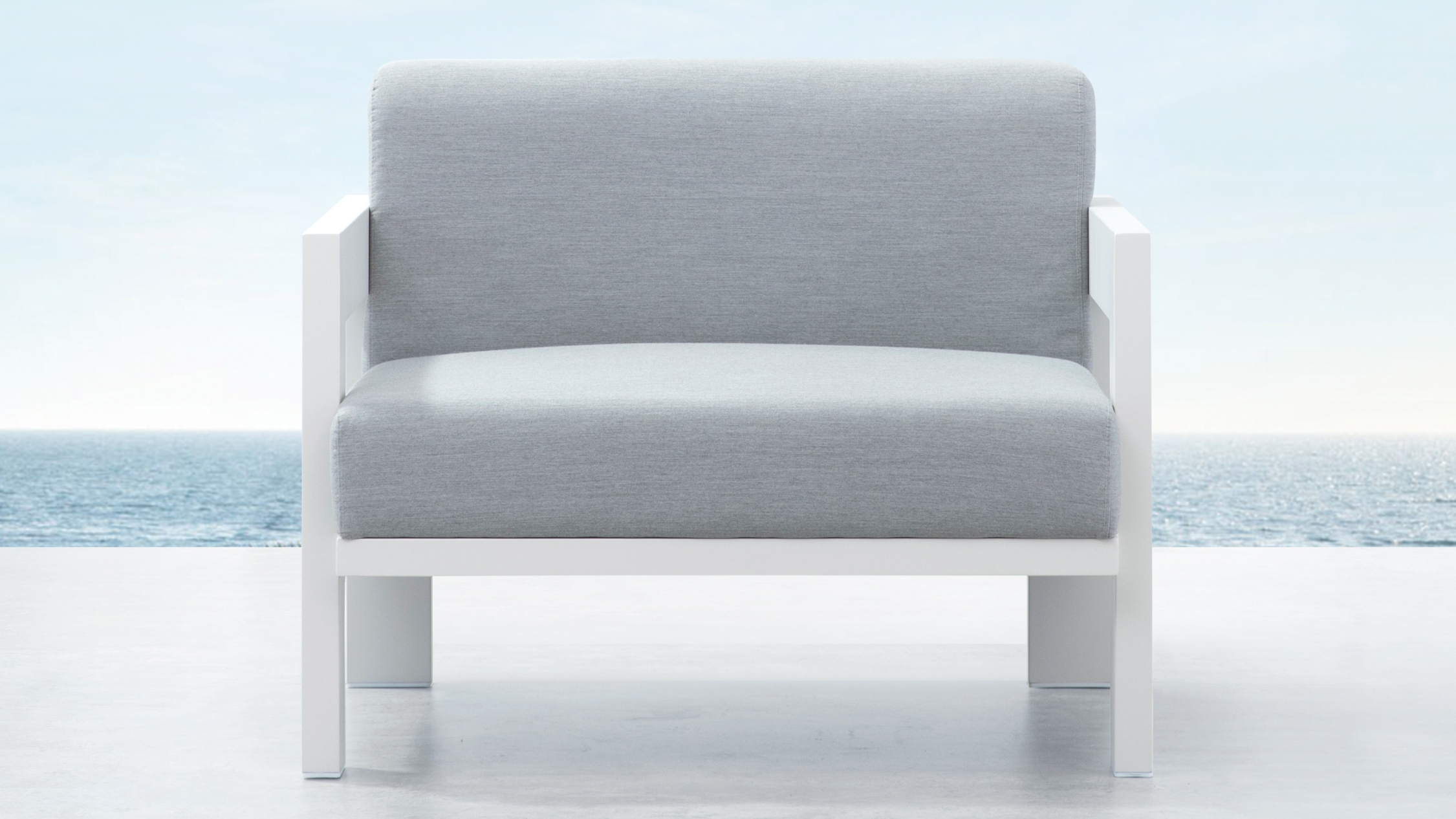 New Noosa White Outdoor Armchair 9 Thumbnail