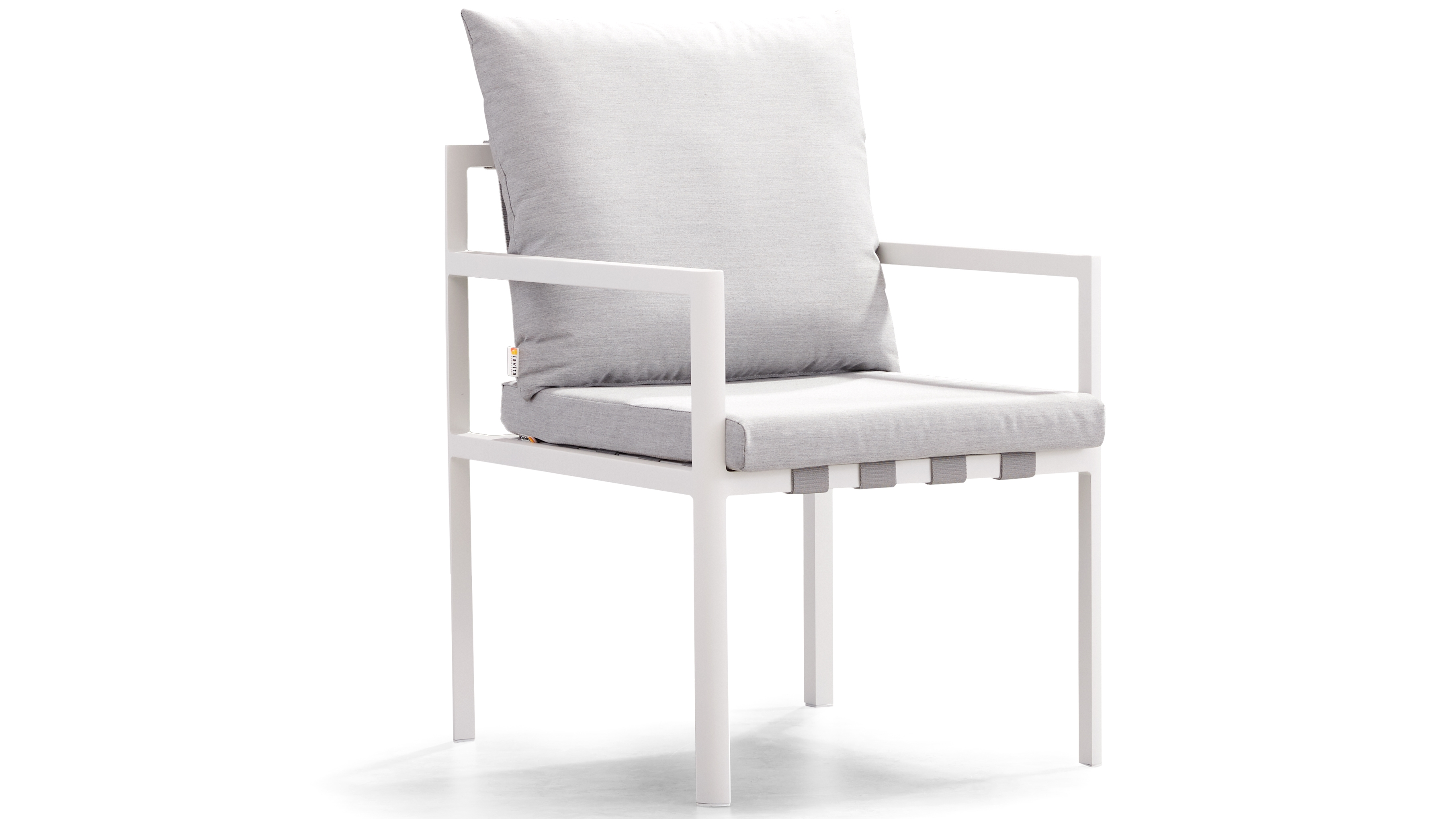 Manly White Outdoor Dining Chair 6 Thumbnail