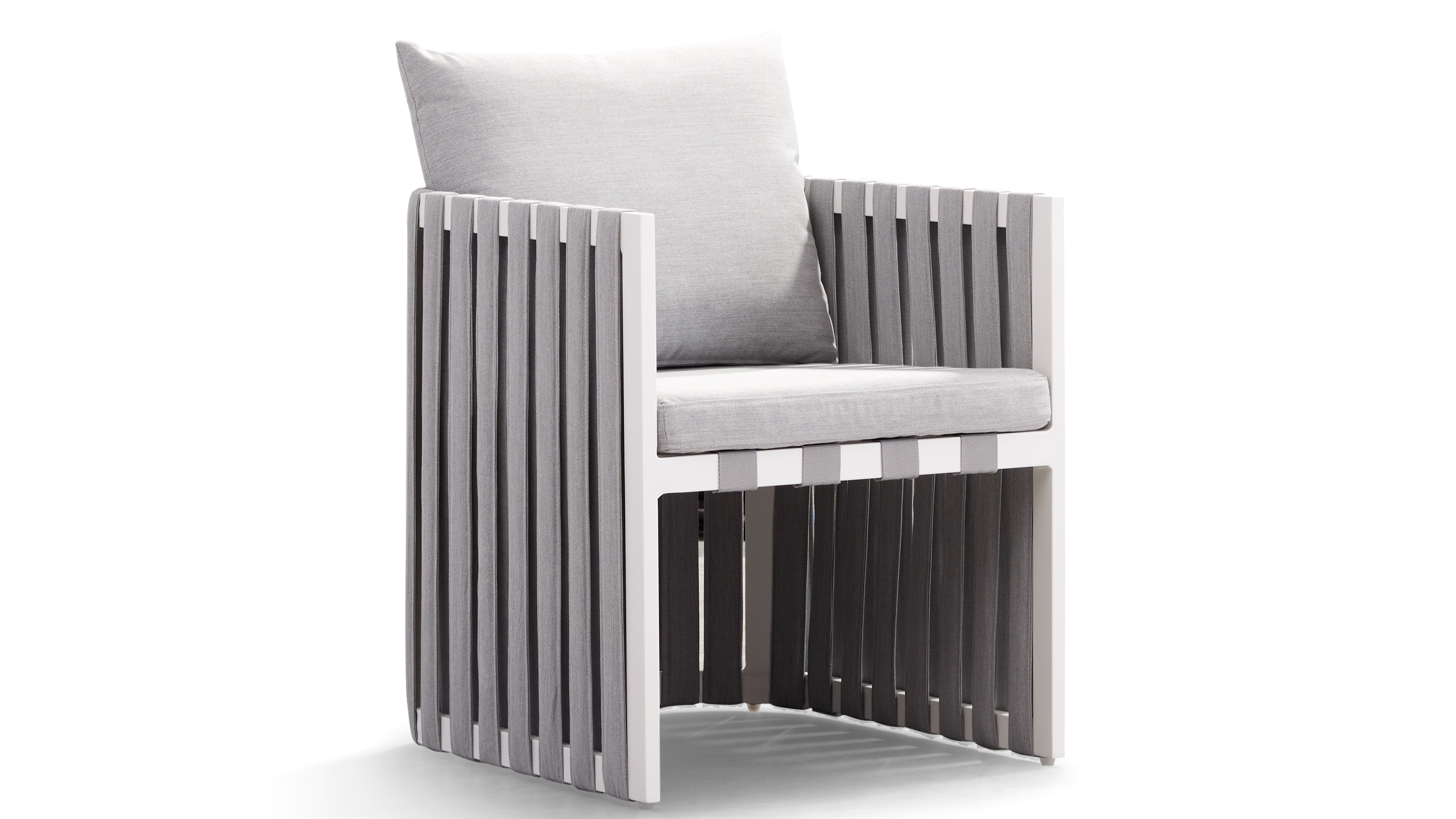 Manly Cove White Outdoor Dining Chair 6 Thumbnail