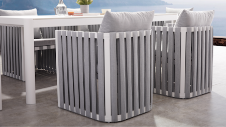 Manly Cove White Outdoor Dining Chair