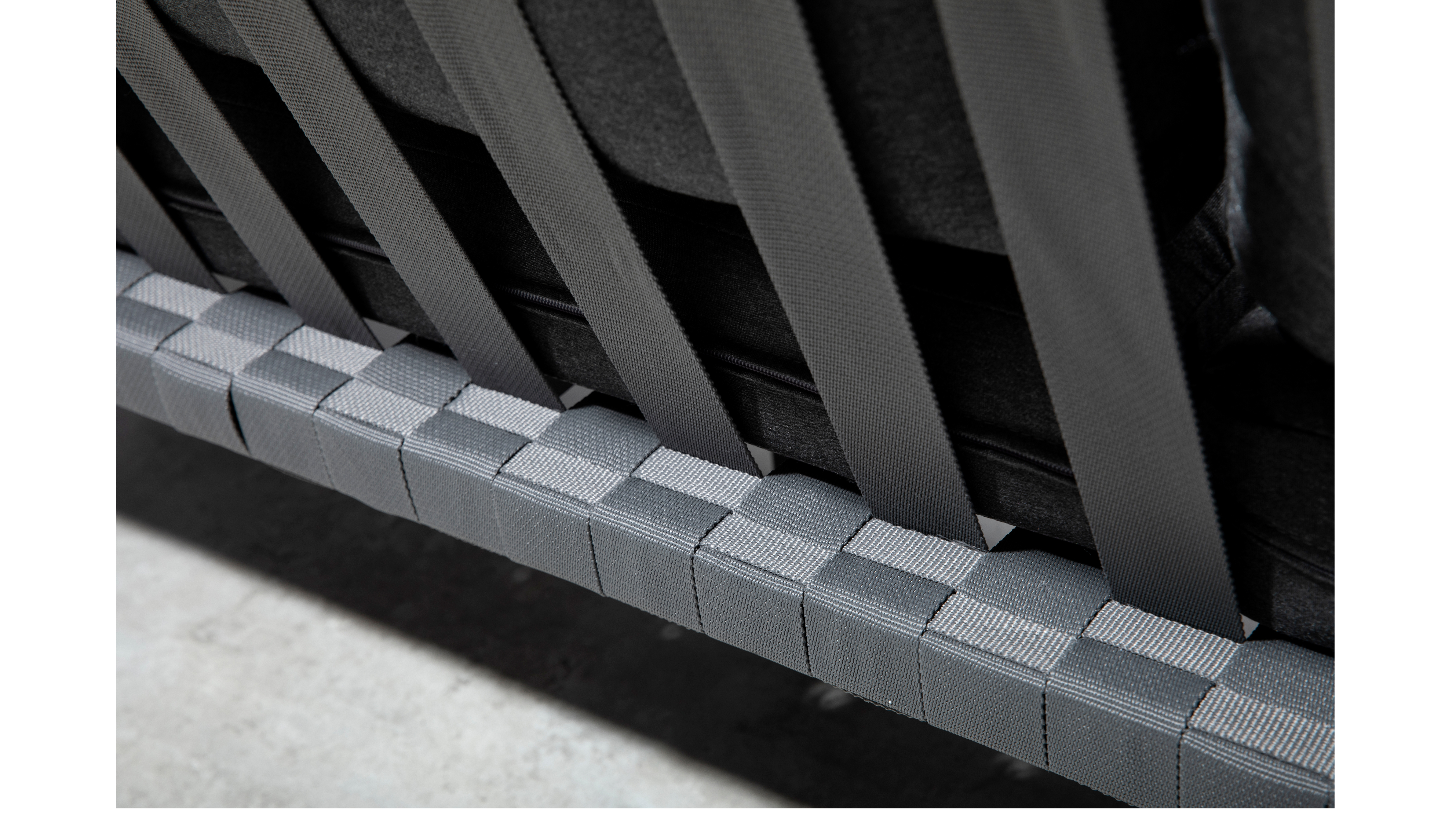 Manly Black Outdoor Two Seat Sofa 10 Thumbnail