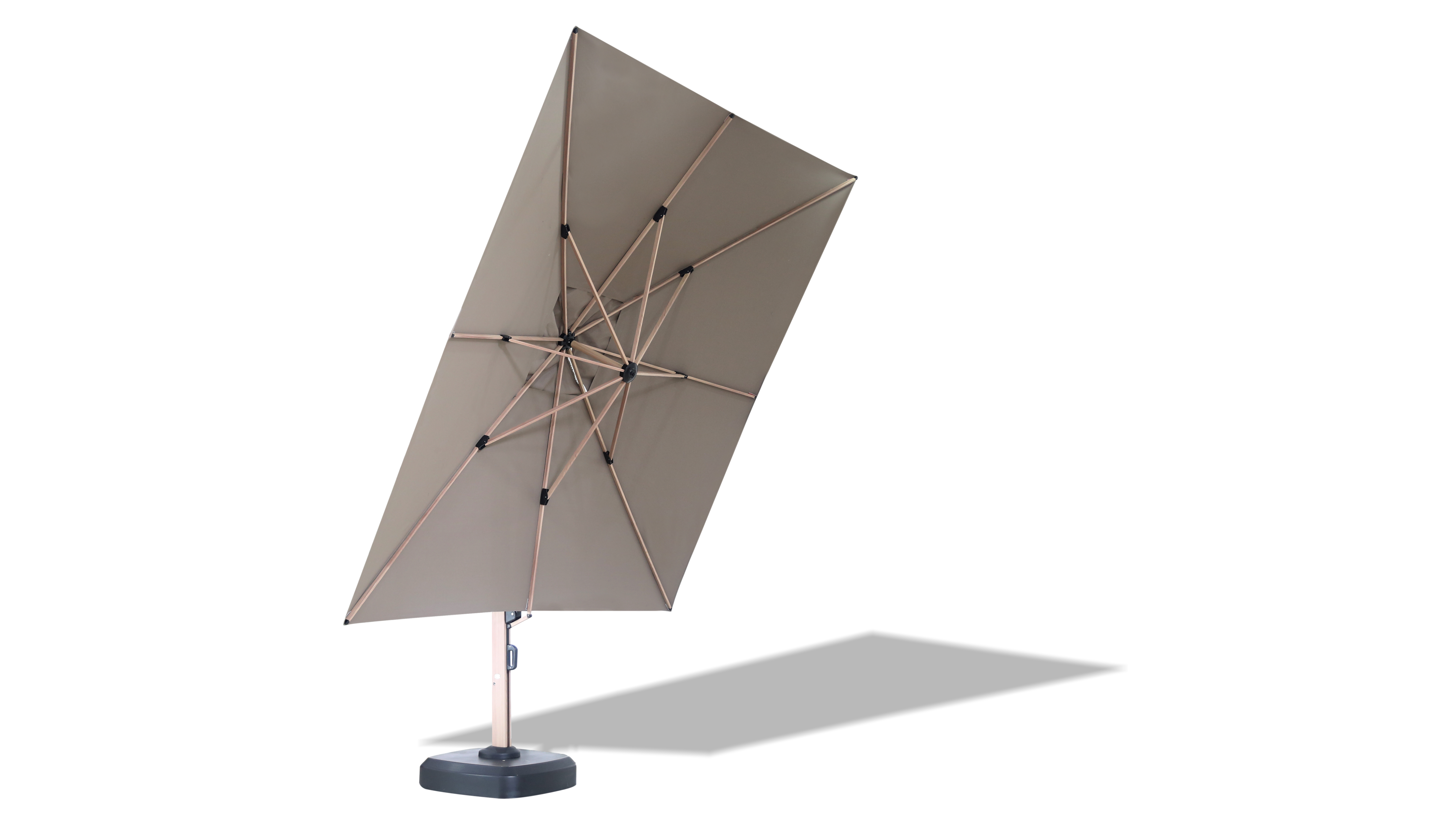 Billabong Taupe Outdoor Cantilever Umbrella 5 Thumbnail