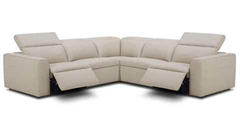 Broadway Leather Recliner Compact Corner Lounge Option A 1 Thumbnail