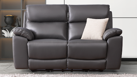 Olite Leather Recliner Two Seat Sofa