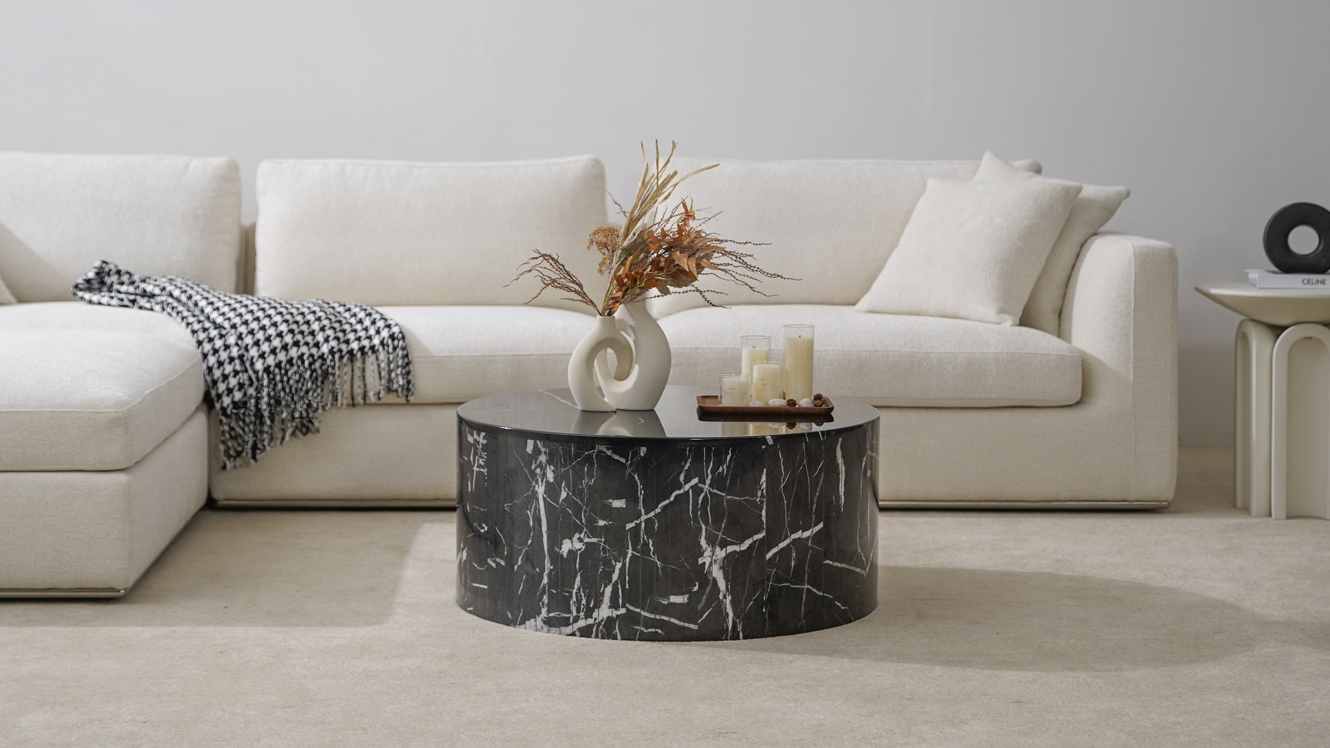 Orbit Black Marble Coffee Table 7 Thumbnail